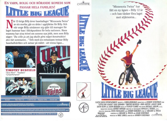 LITTLE BIG LEAGUE (vhs-omslag)